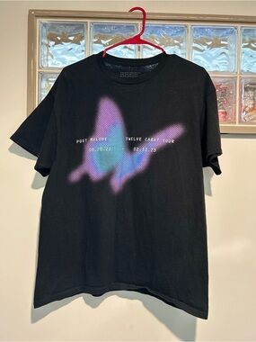 Post Malone Women's Black Butterfly Tour Tee